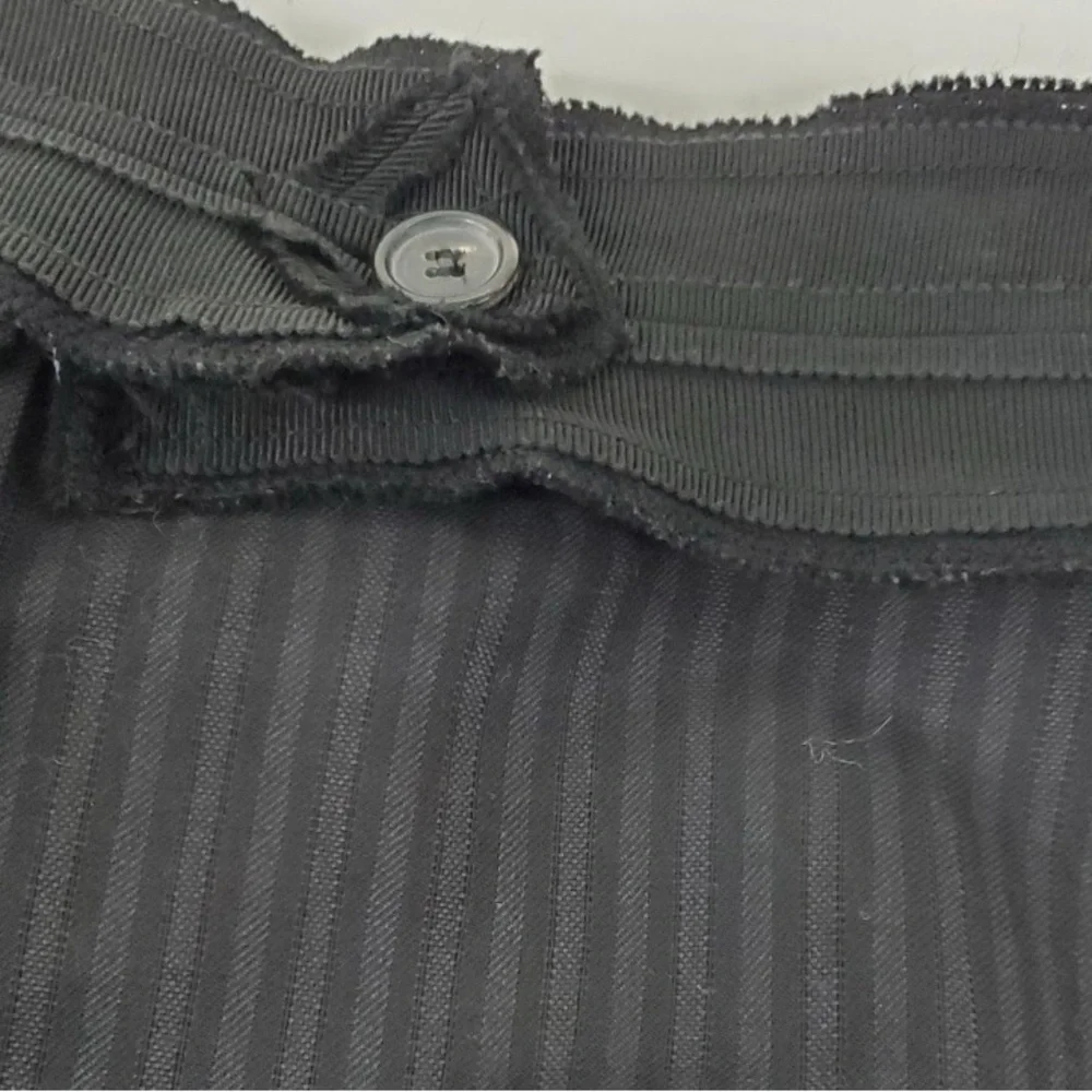 Prada, Black Pinstripe pants, 100% authentic w/ COA - Picture 3 of 10